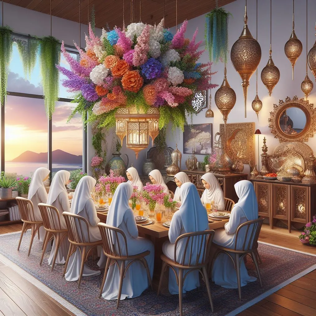 Kadınlar Ramazan 2024 yemek dekorasyonunda yaratıcı olduklarında 2	